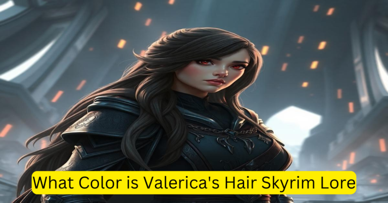 What Color is Valerica's Hair Skyrim Lore