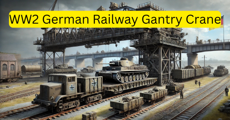 WW2 German Railway Gantry Crane