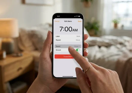 how to change alarm sound on iphone