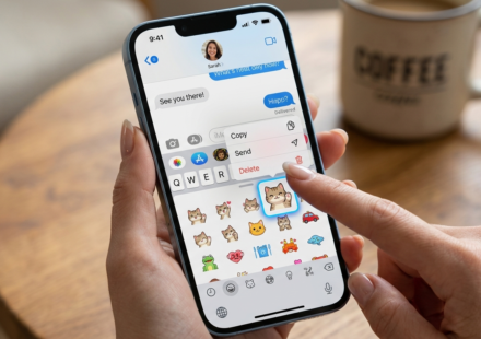 How to delete stickers on iphone