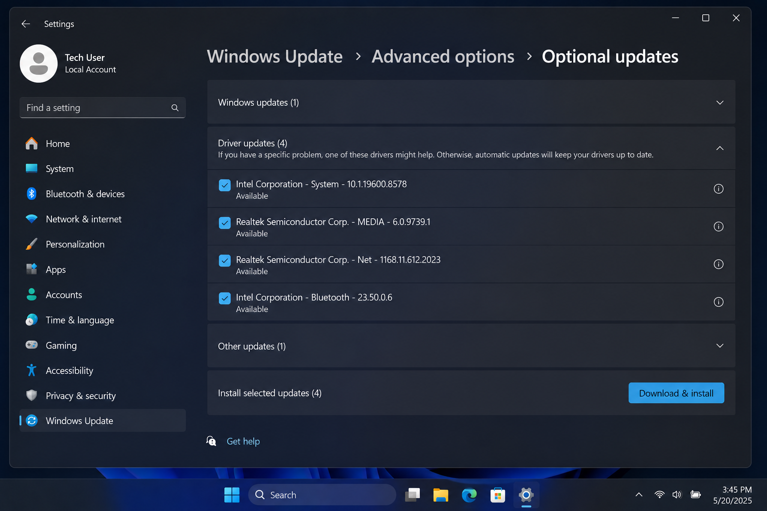 How Do You Install Beelink Drivers via Windows Update?