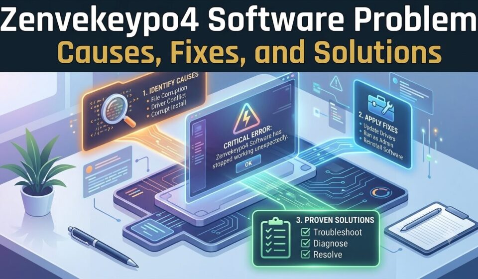 Troubleshooting Zenvekeypo4 Software Issues Effectively Zenvekeypo4 Software Problem