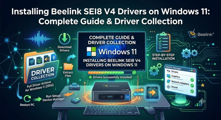 beelink sei8v4 drivers windows 11